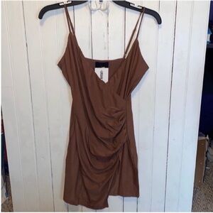 Lumiere Urban Outfitters Mini Dress Brown Size S